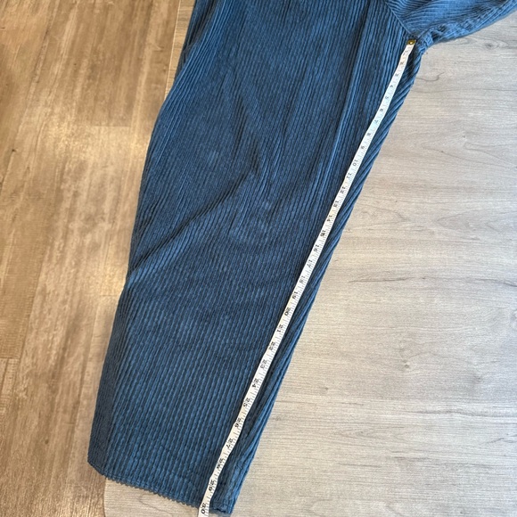 UO Blue Baggy Corduroy Beach Pants - Picture 7 of 8